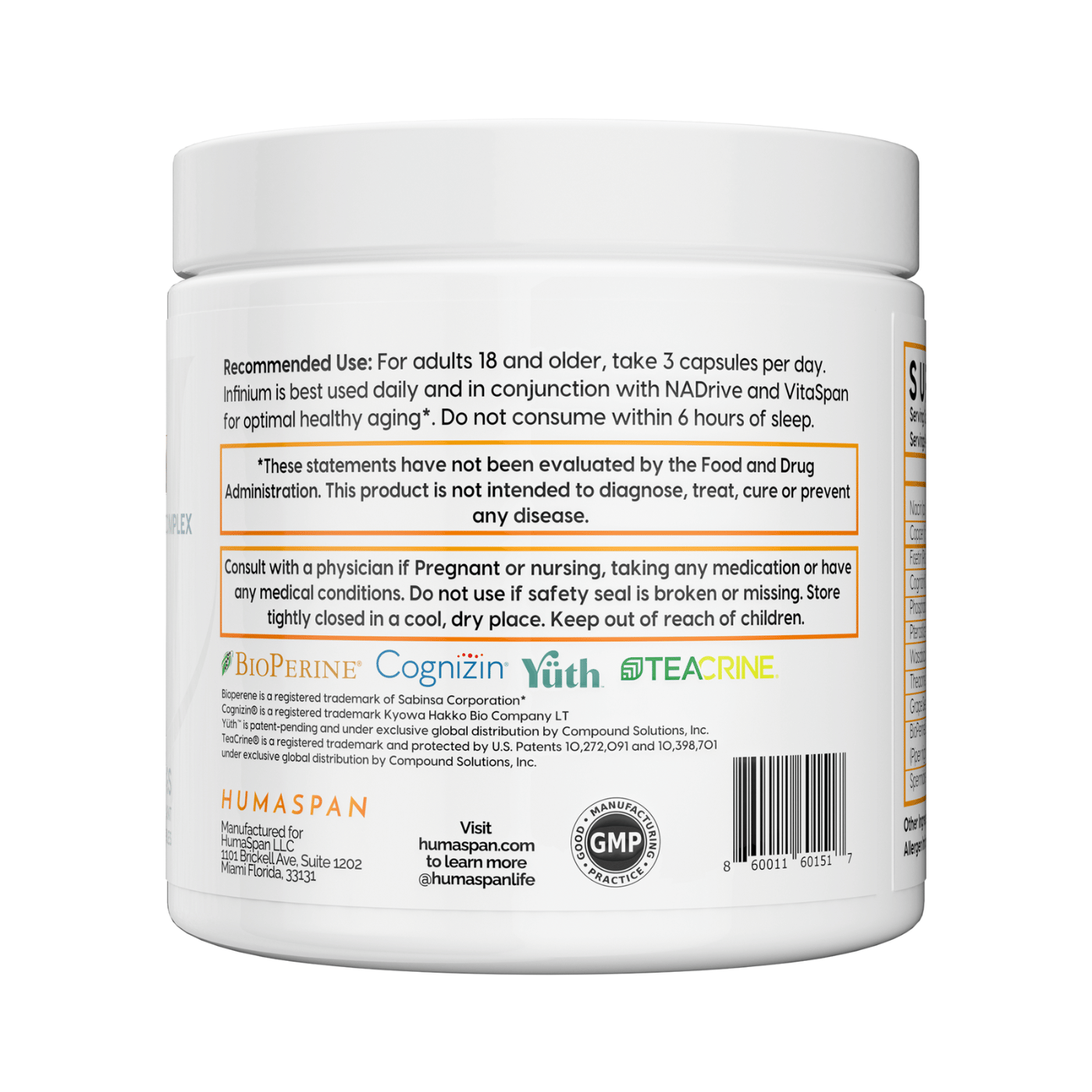 Infinium™ - Superior Longevity Complex